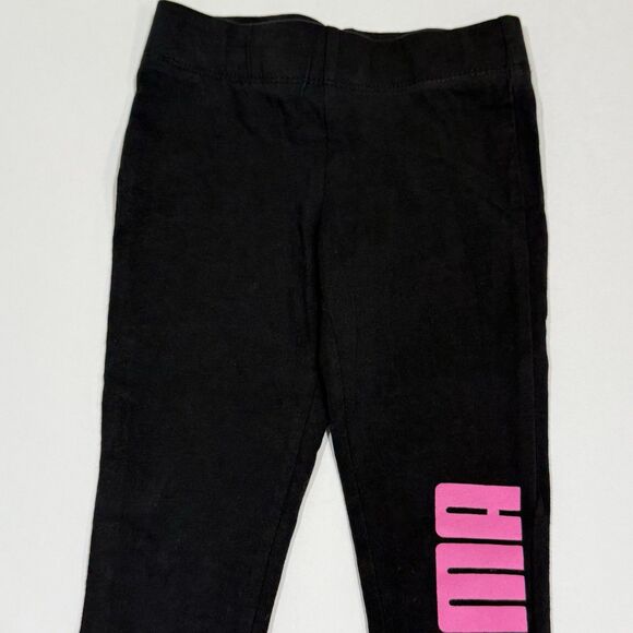 Puma Toddler Girl Black Active Pants Size 2T - Picture 3 of 10